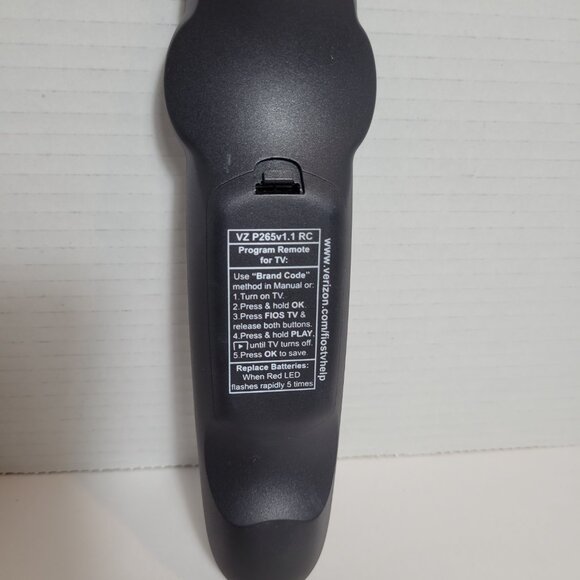 Verizon FiOS VZ P265v1.1 RC Replacement TV Remote Control Tested - Picture 3 of 7